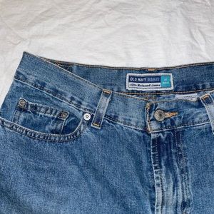 Blue Old Navy Straight Leg Jeans